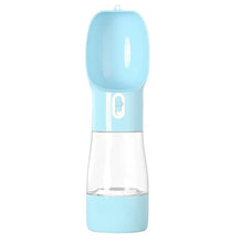 Load image into Gallery viewer, Portable Pet Water Bottle with treat/food access
