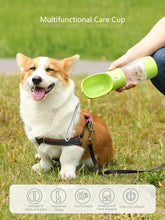 Load image into Gallery viewer, Portable Pet Water Bottle with treat/food access
